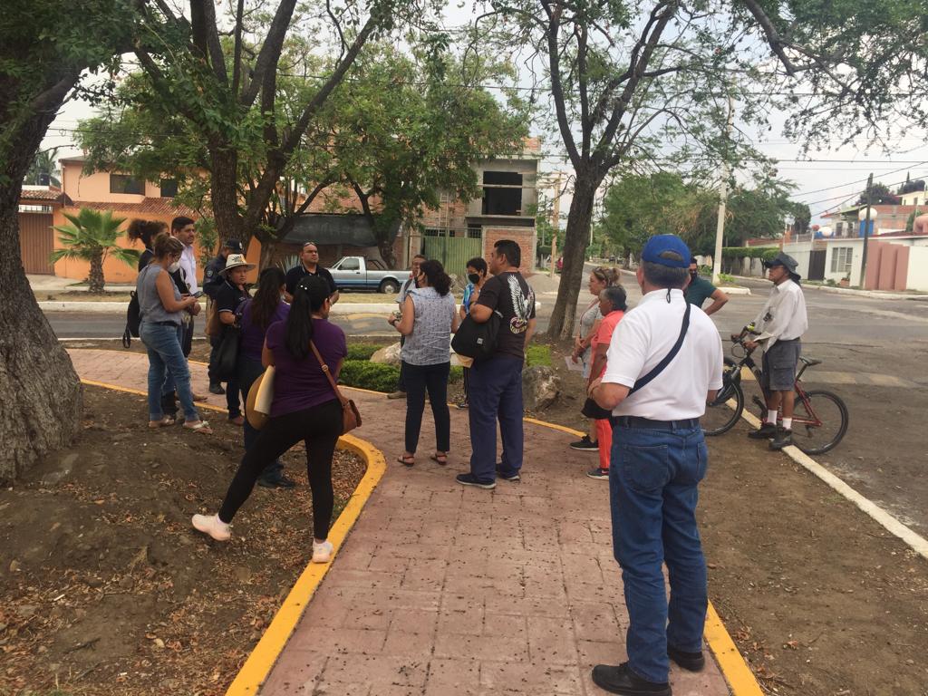 Realizan marcha exploratoria en el Fraccionamiento Brisas de Cuautla