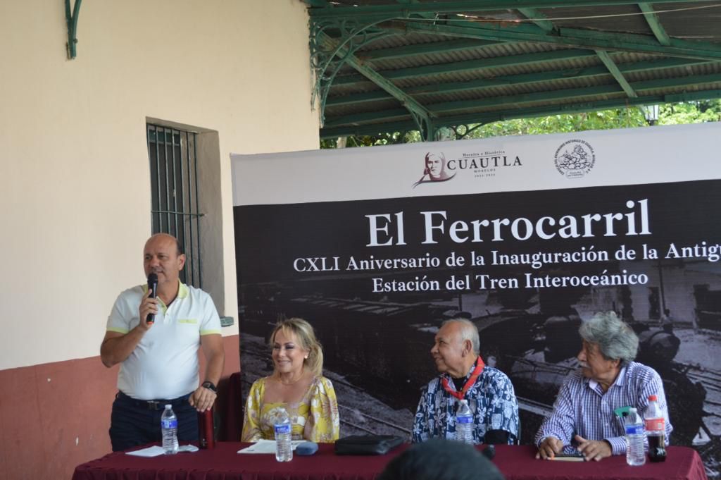 Conmemoran en Cuautla el CXLI Aniversario de la inauguración de la Estación del Ferrocarril Interoceánico Pacífico de Cuautla