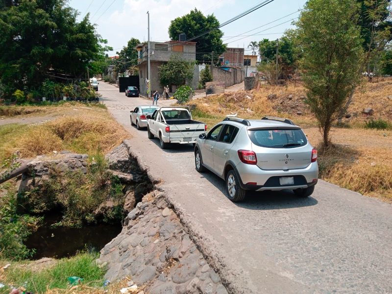 Inician reconstrucción de puente vehicular “Los Sabinos” en Cuautla