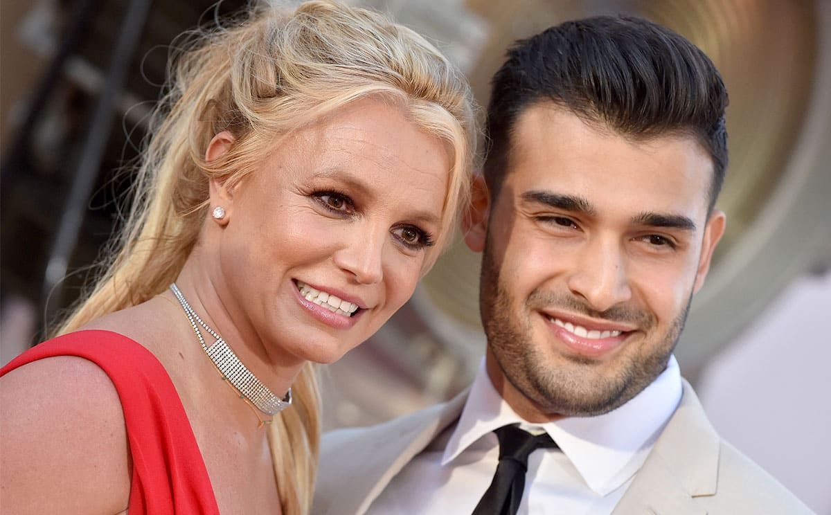 La íntima boda de Britney Spears y su prometido Sam Asghari