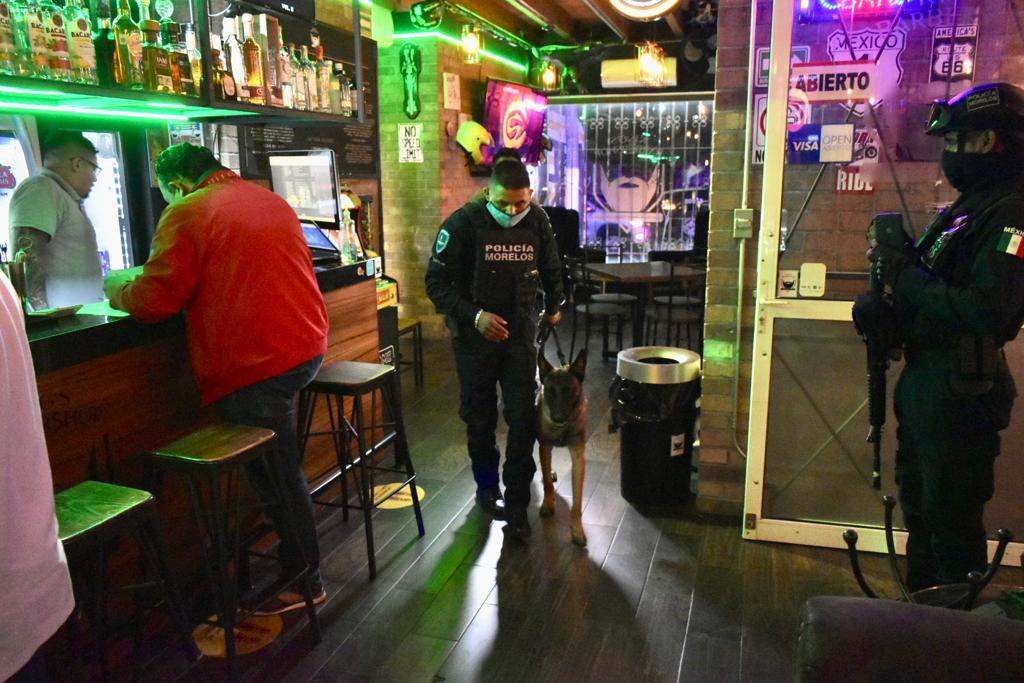 Realizan operativo en bares y sitios turísticos de Cuernavaca