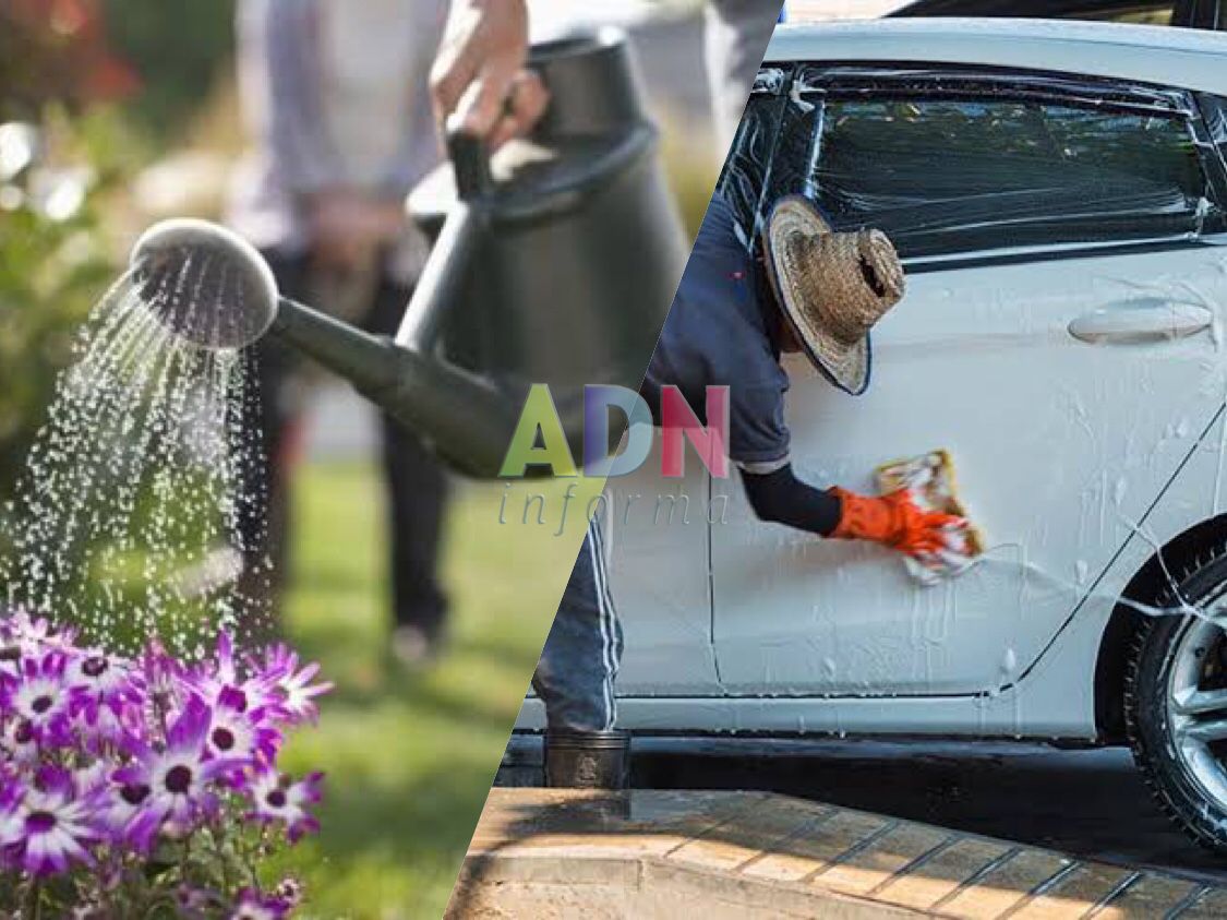 Multa por regar jardines y lavar autos con agua potable en Nuevo León