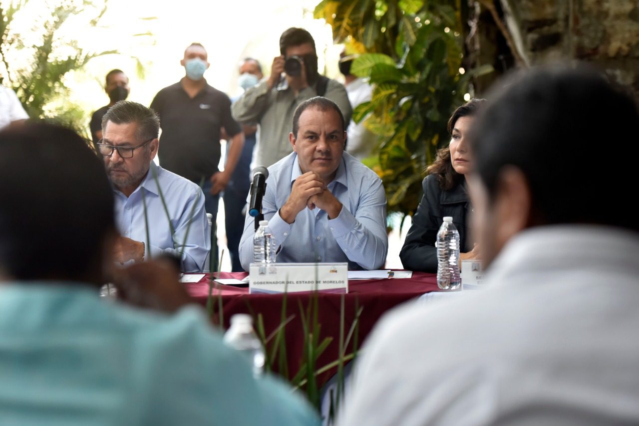 Constuirán escuela en Temixco e iniciarán la reconstrucción del ayuntamiento