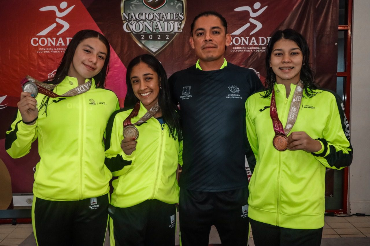 Ganan morelenses 10 medallas en los Juegos Nacionales Conade 2022