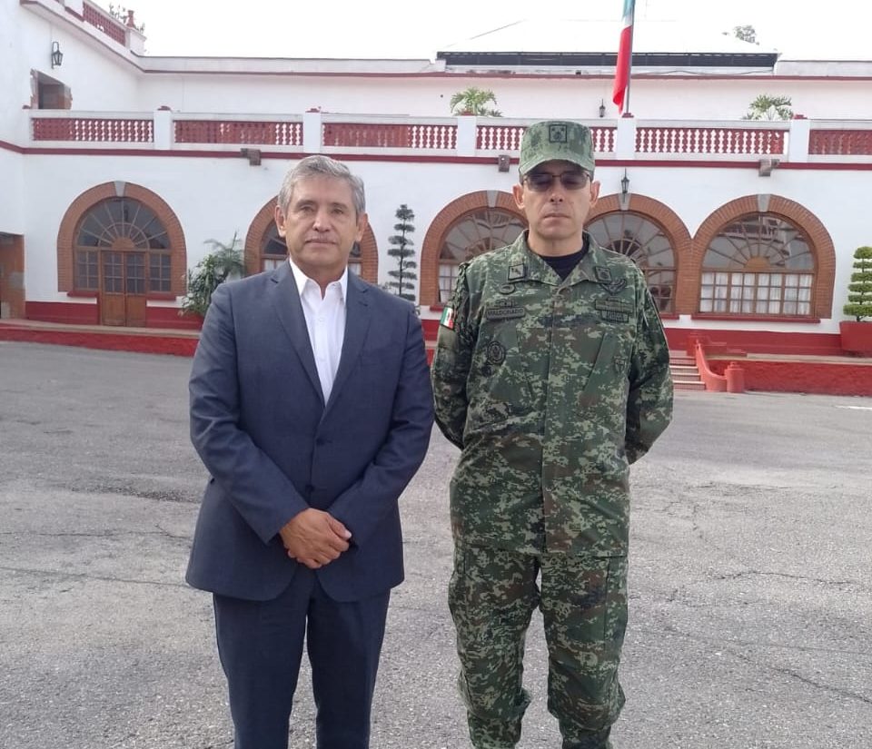 Se reúne alcalde Cuernavaca con el general de la 24/a Zona Militar de Cuernavaca