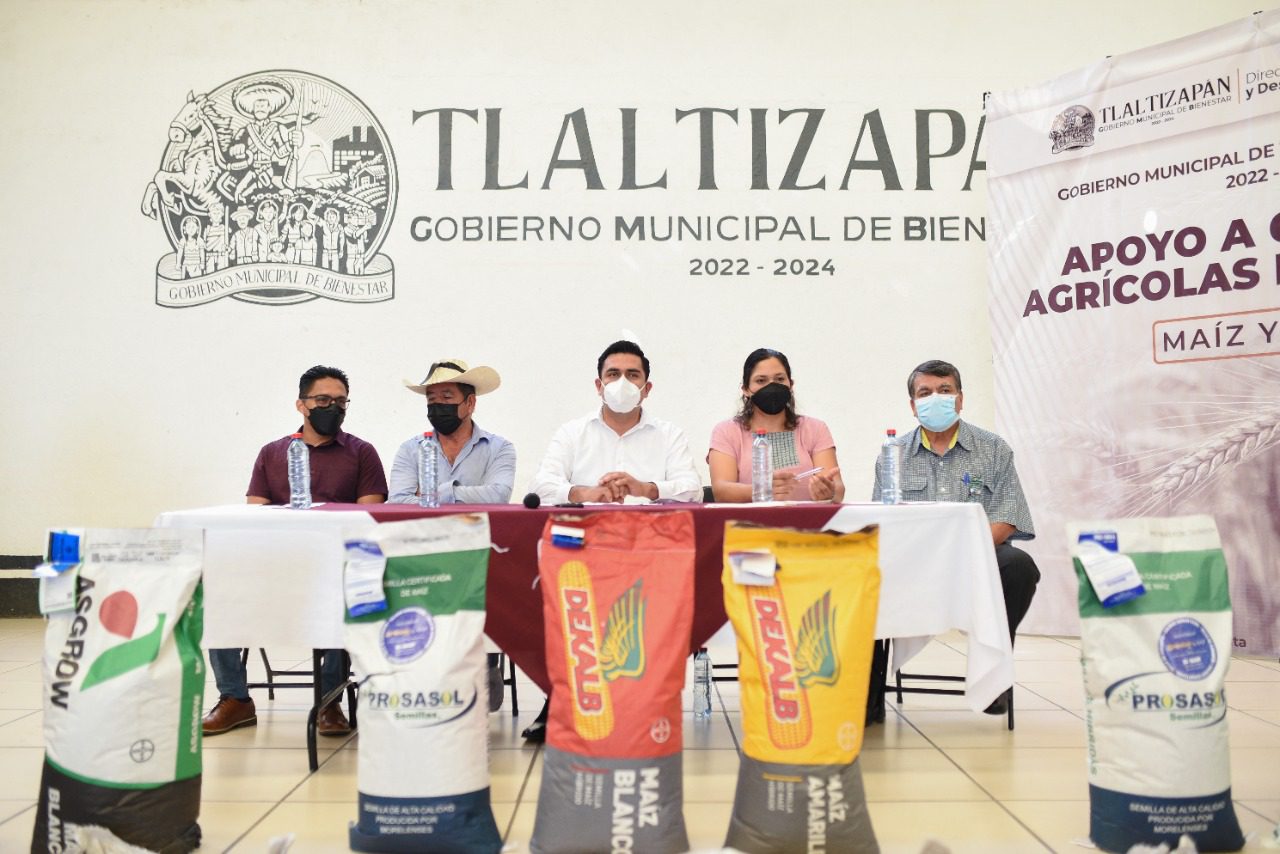 Entregan a agricultores de Tlaltizapán Apoyo a Cultivos Tradicionales de Maíz y Sorgo