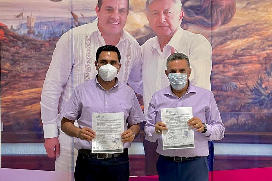 Firma Tlaltizapán convenio para obras hidráulicas