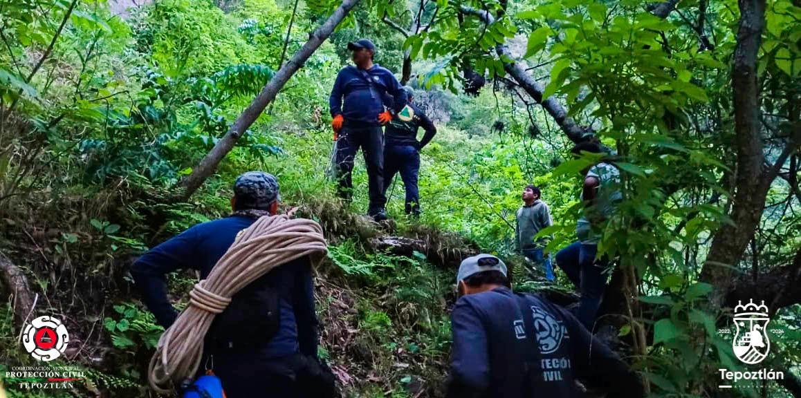 Rescatan a chilango perdido en cerro de Tepoztlán a pesar de que está prohibido subir