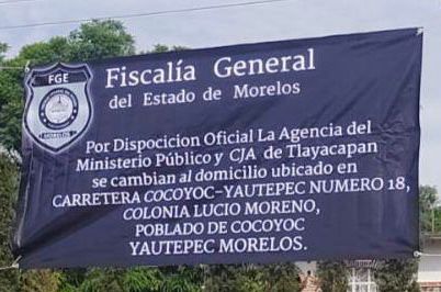 Tlayacapan quita oficina a Ministerio Público, no hay donde hacer denuncias en el municipio