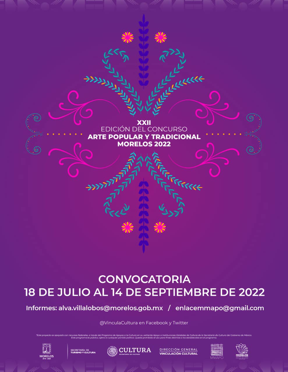 Invita STyC a artesanos morelenses a participar en el Concurso de Arte Popular y Tradicional Morelos 2022