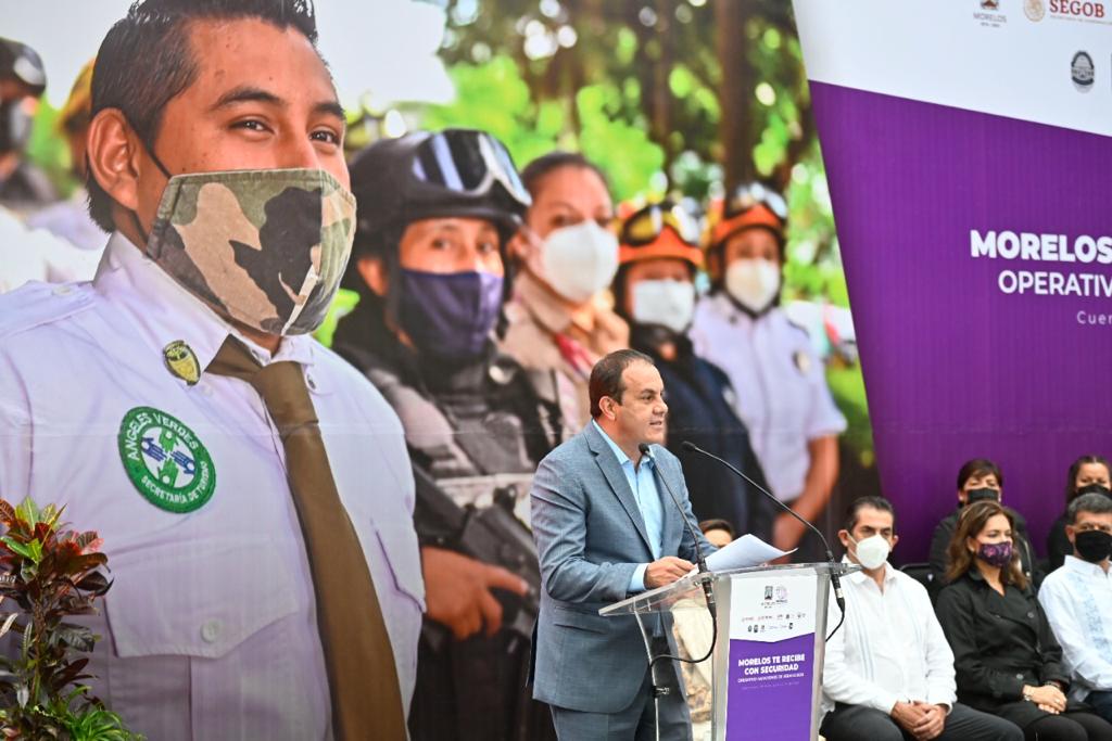 Arranca el programa “Morelos te recibe con seguridad 2022”