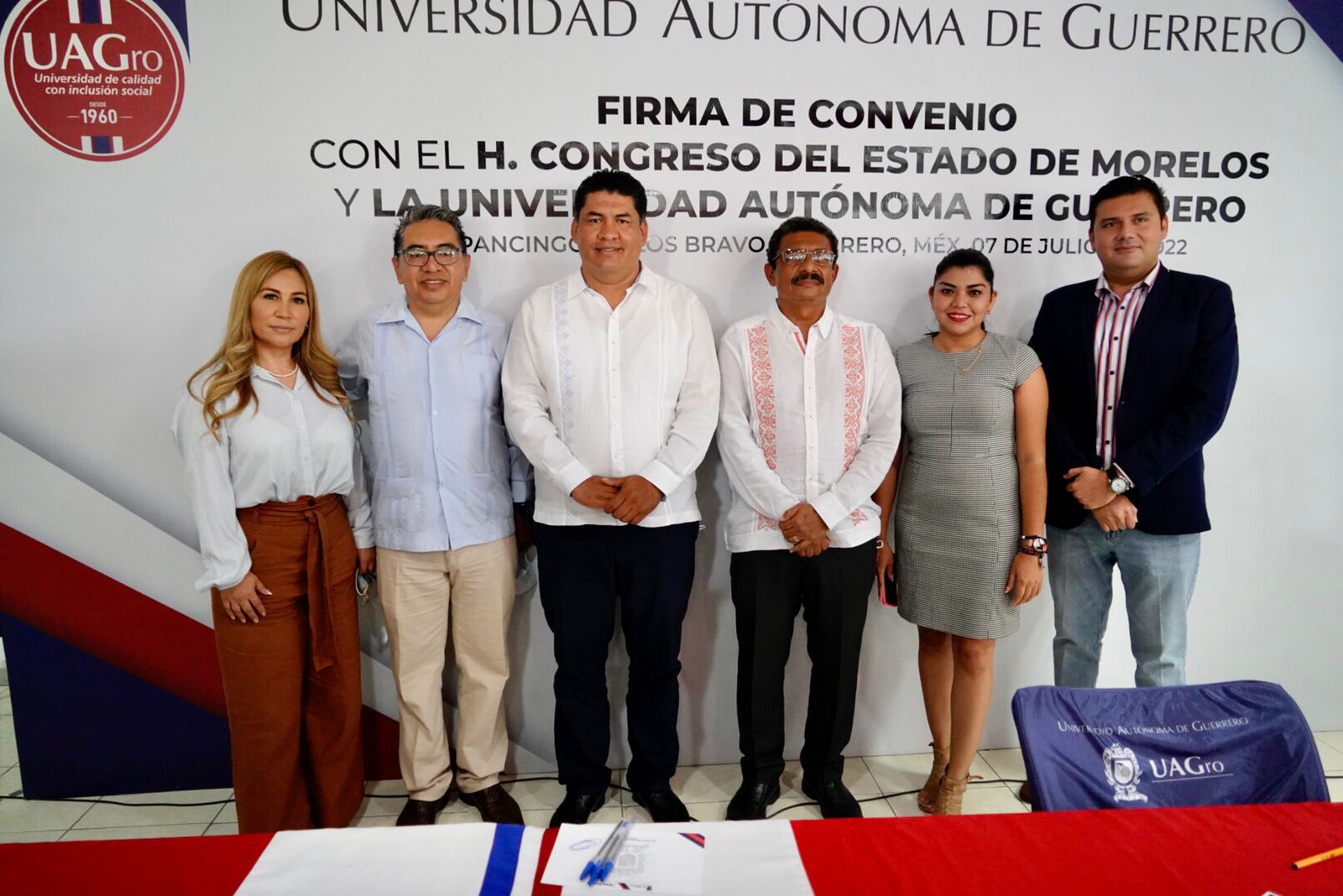 Congreso de Morelos y Uagro firman convenio para impulsar el desarrollo del personal parlamentario.