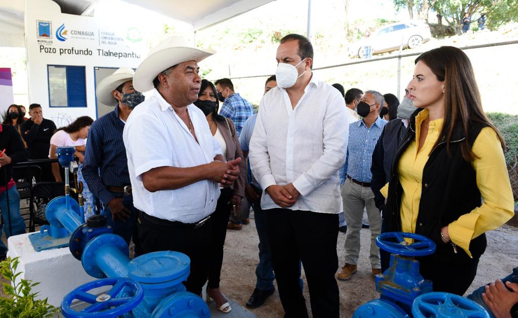 Inauguran pozo de agua potable en Tlalnepantla