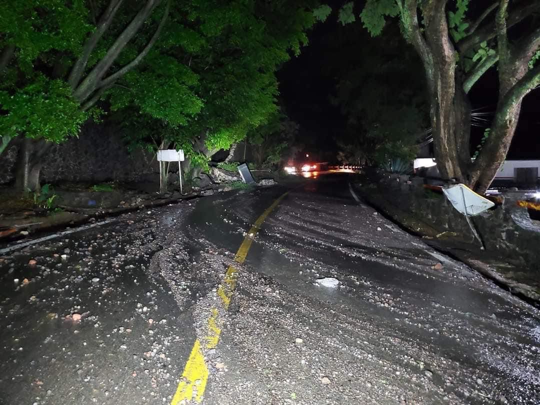 Lluvia deja afectaciones en Tepoztlán