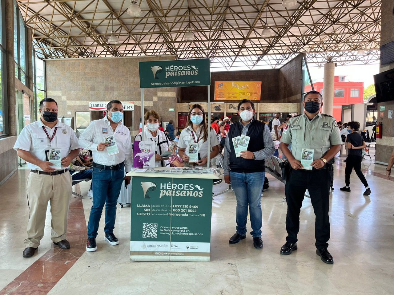 Instalan módulos informativos del programa “Héroes Paisanos” en Cuernavaca