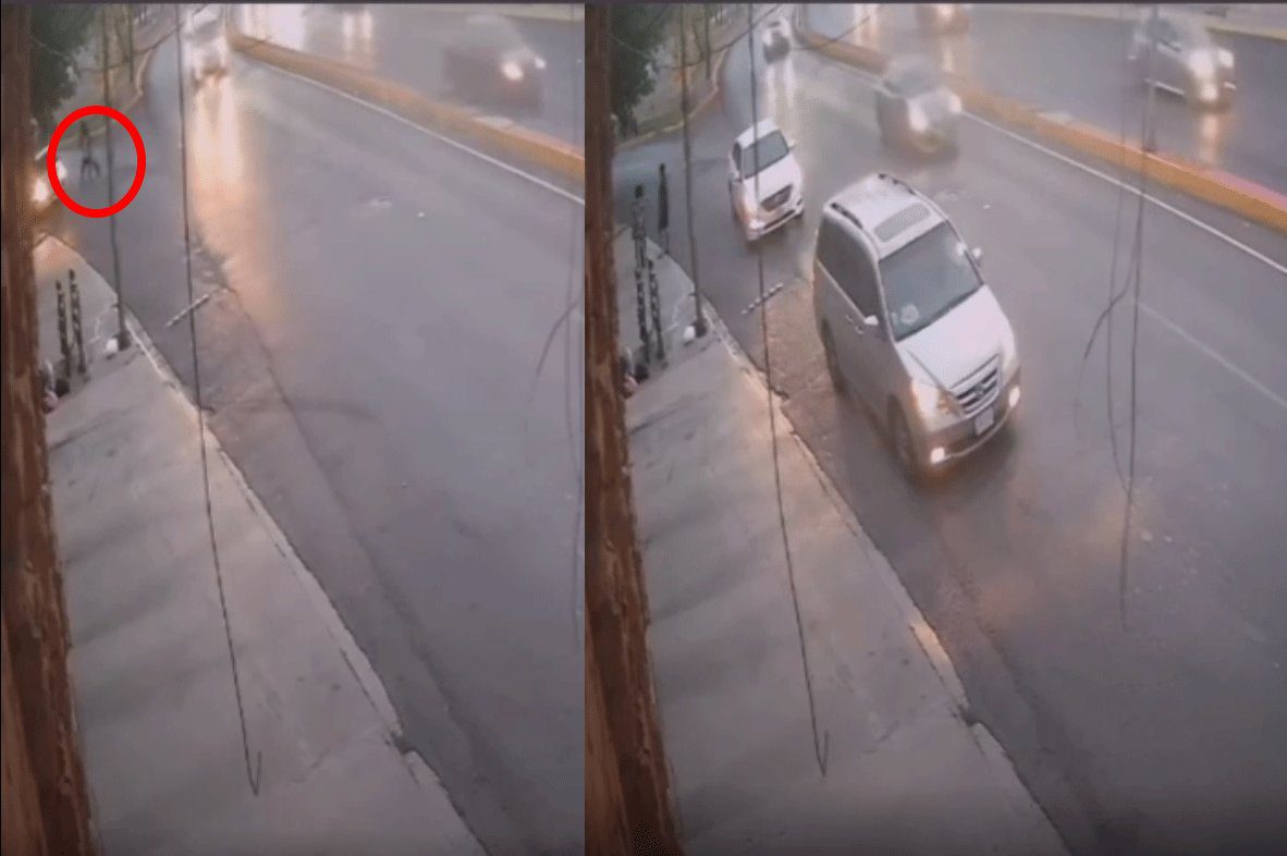 [VIDEO] Conductores salvan a mujer de ser secuestrada en Monterrey