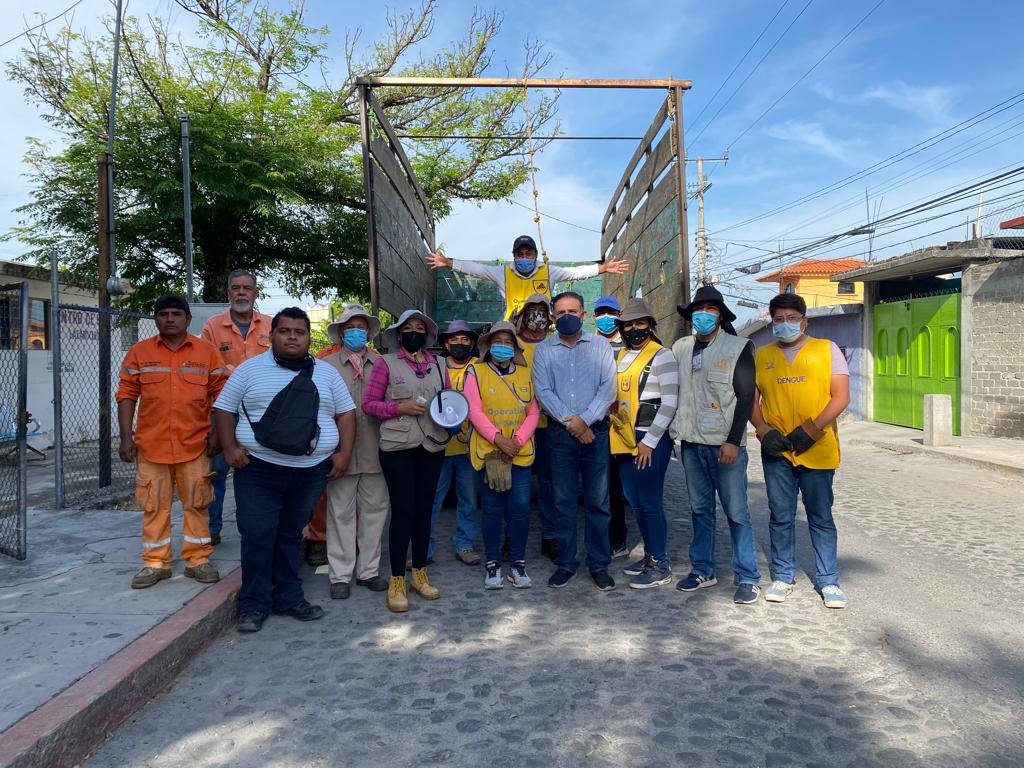 Realizan jornada de descacharrización en colonias de Cuernavaca