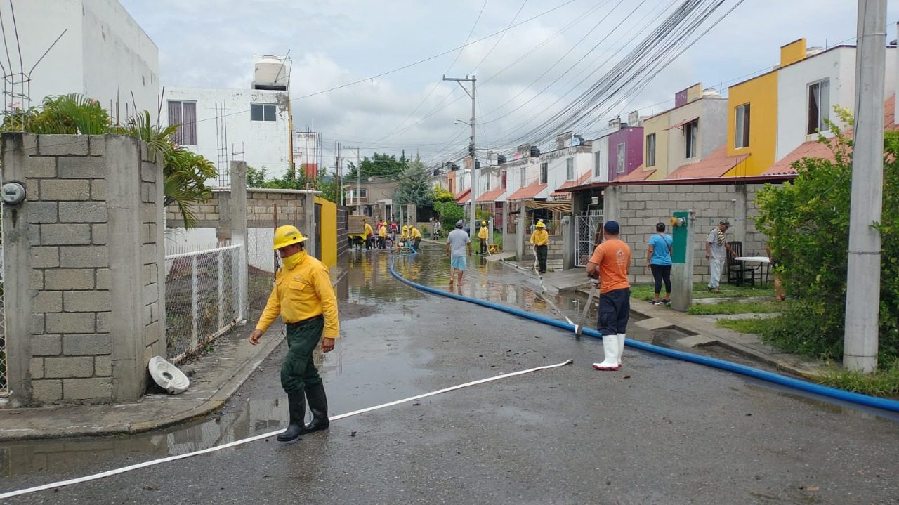 Suman 400 viviendas afectadas por inundaciones en Jojutla y Zacatepec