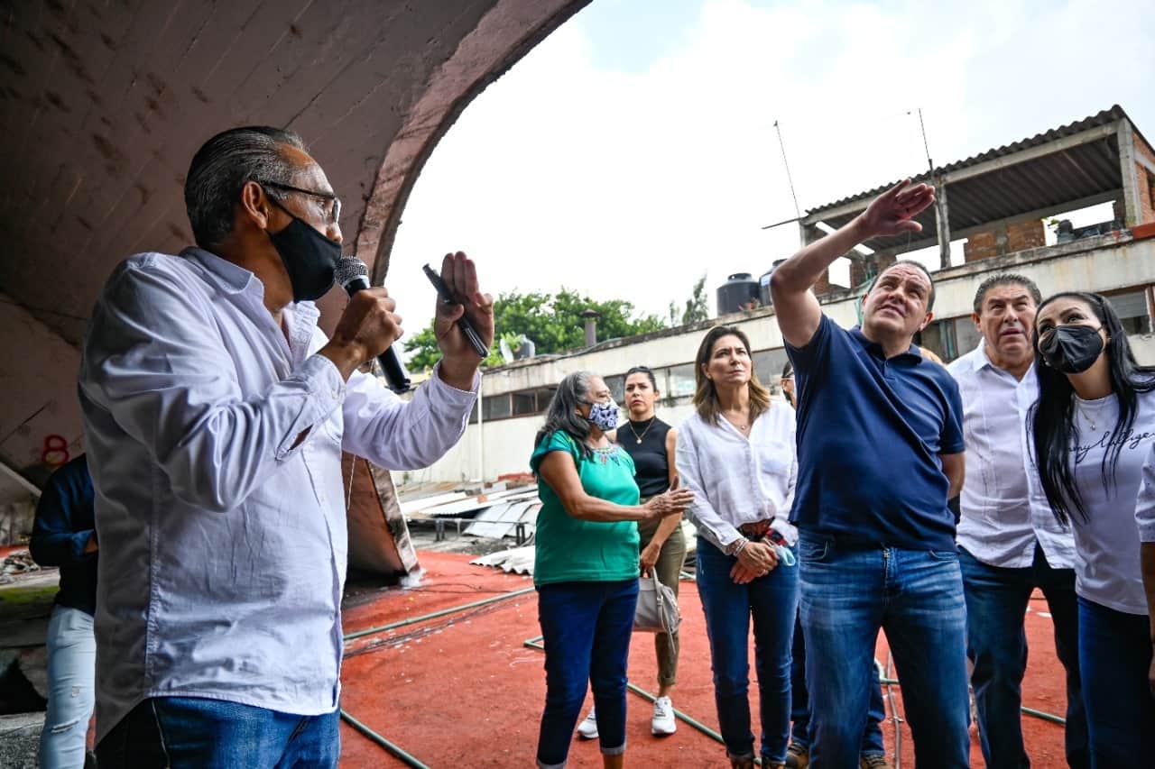Visita Cuauhtémoc Blanco mercado ALM como parte del proyecto de remodelación