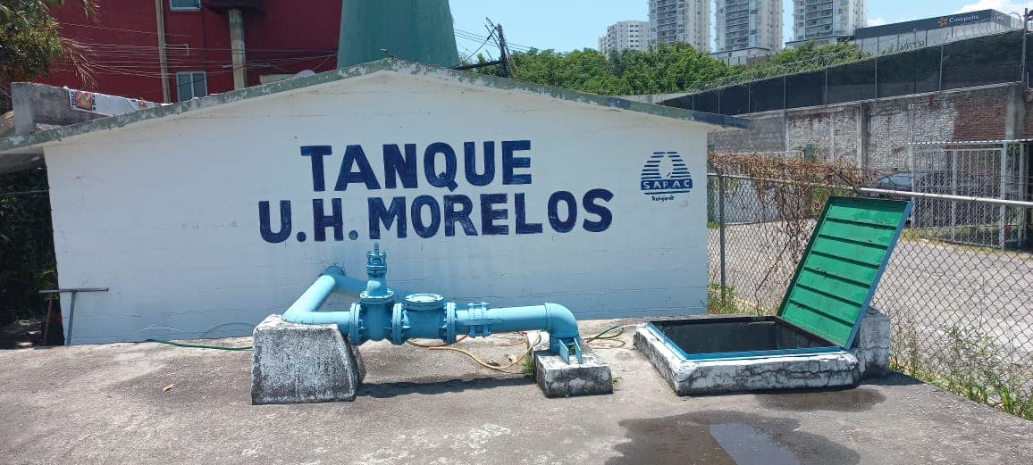 Sustituyen válvula para optimizar el abasto de agua en la Unidad Morelos