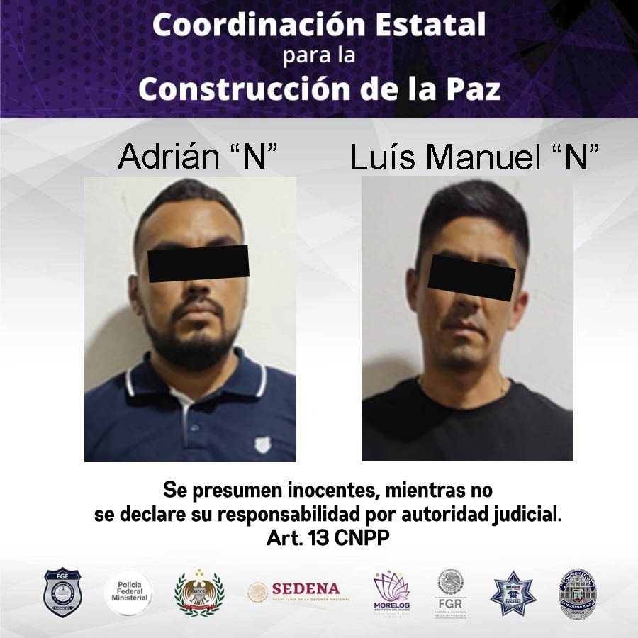 Detienen a consejero electo de Morena Morelos con armas y mantas en Temixco