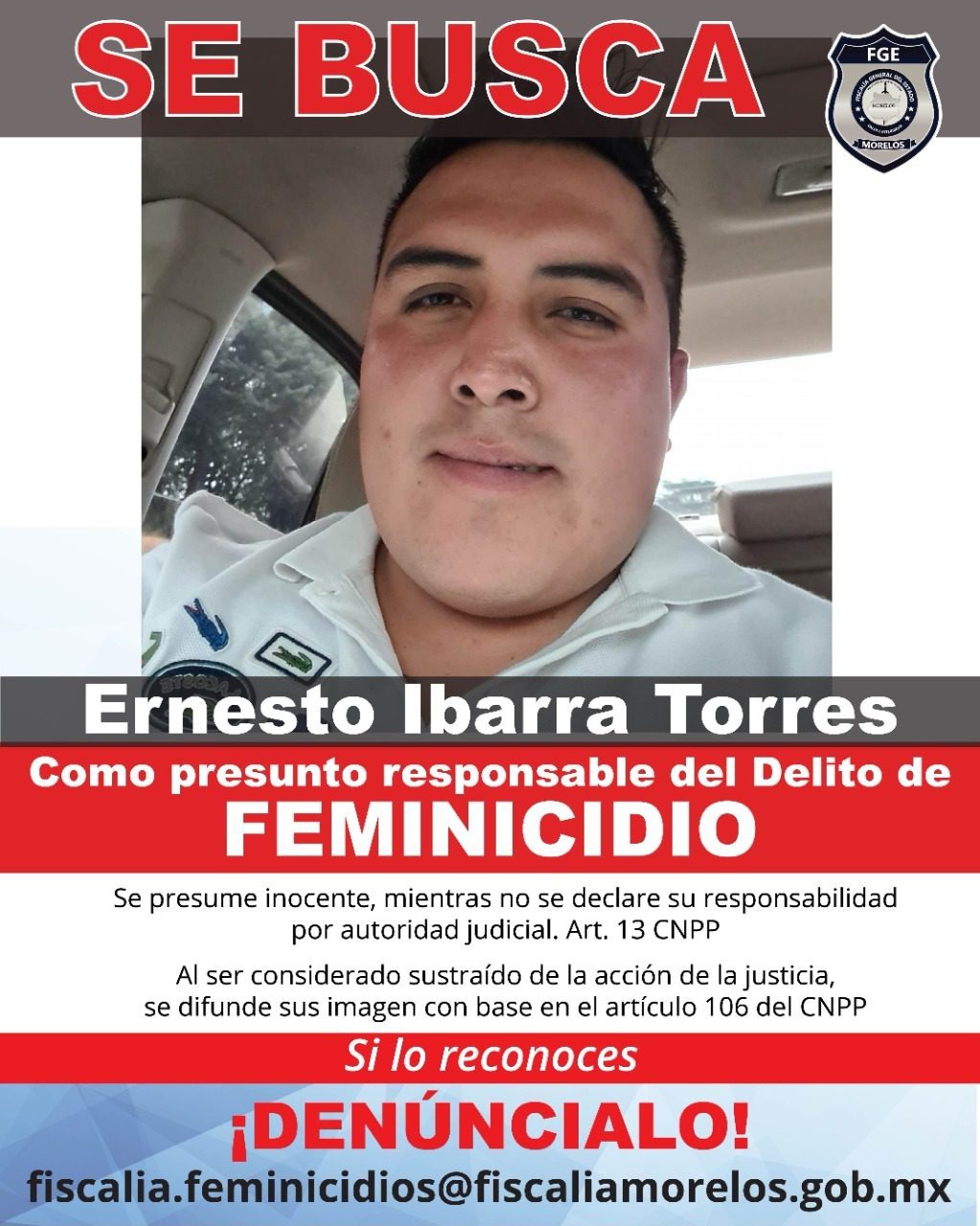 SE BUSCA: Presunto feminicida y homicida de Melani y Cristopher en Morelos