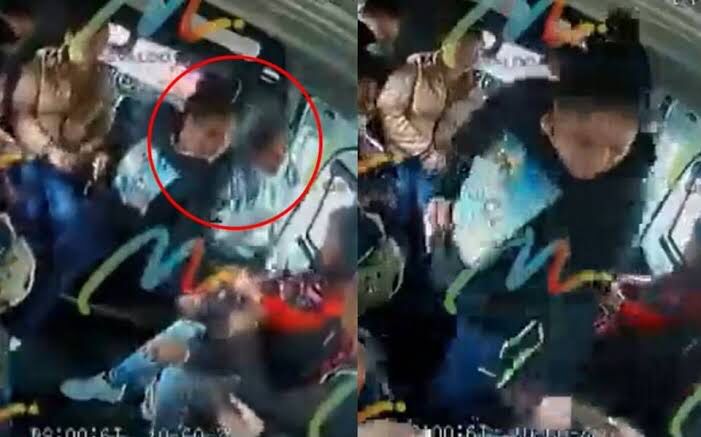 [VIDEO] Mujeres asaltan combi en menos de 3 minutos en Ecatepec
