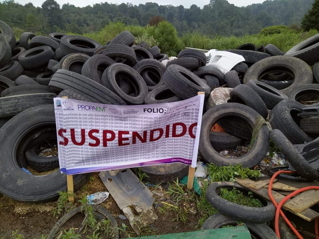 Suspenden tiradero de basura en Huitzilac