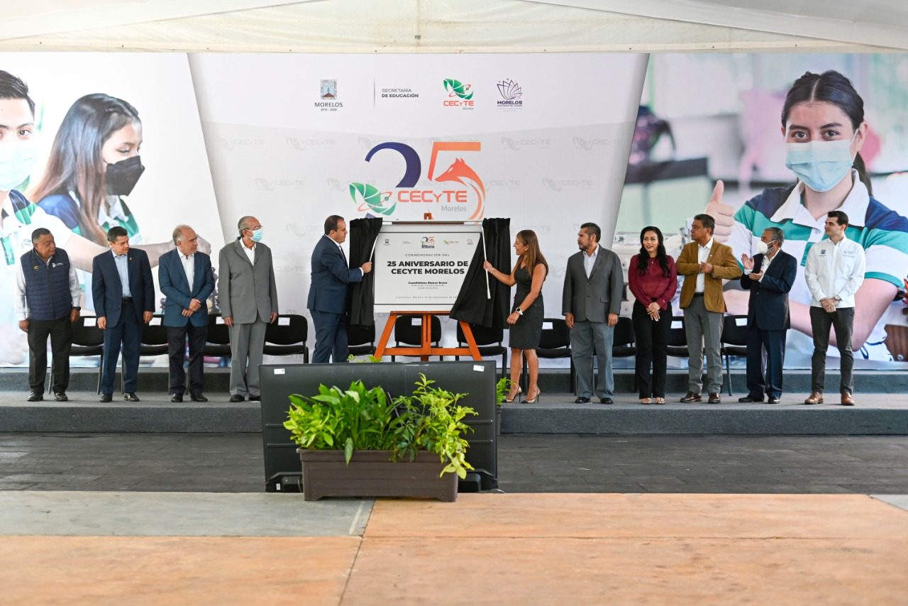 Cumple CECyTE Morelos 25 años de formar estudiantes