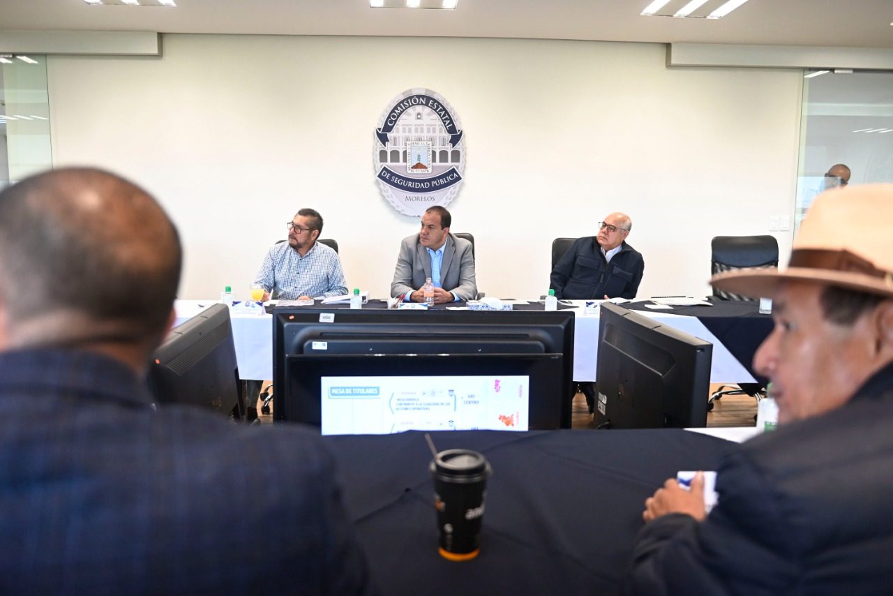 Informa Cuauhtémoc Blanco estado de seguridad en Yautepec