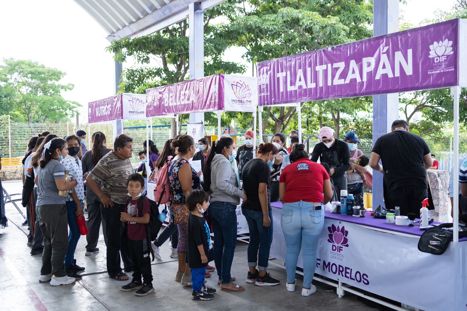Llevan feria de servicios gratuitos a San Rafael, Tlaltizapán