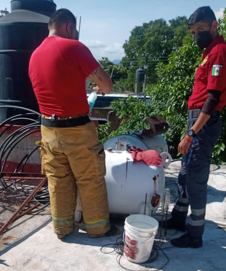 Se incrementan las atenciones por fugas de gas en Temixco