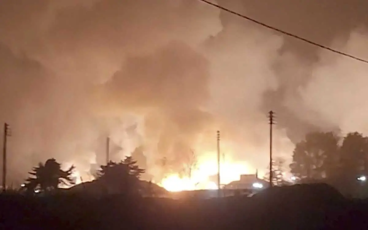 Se estrella misil surcoreano en base militar