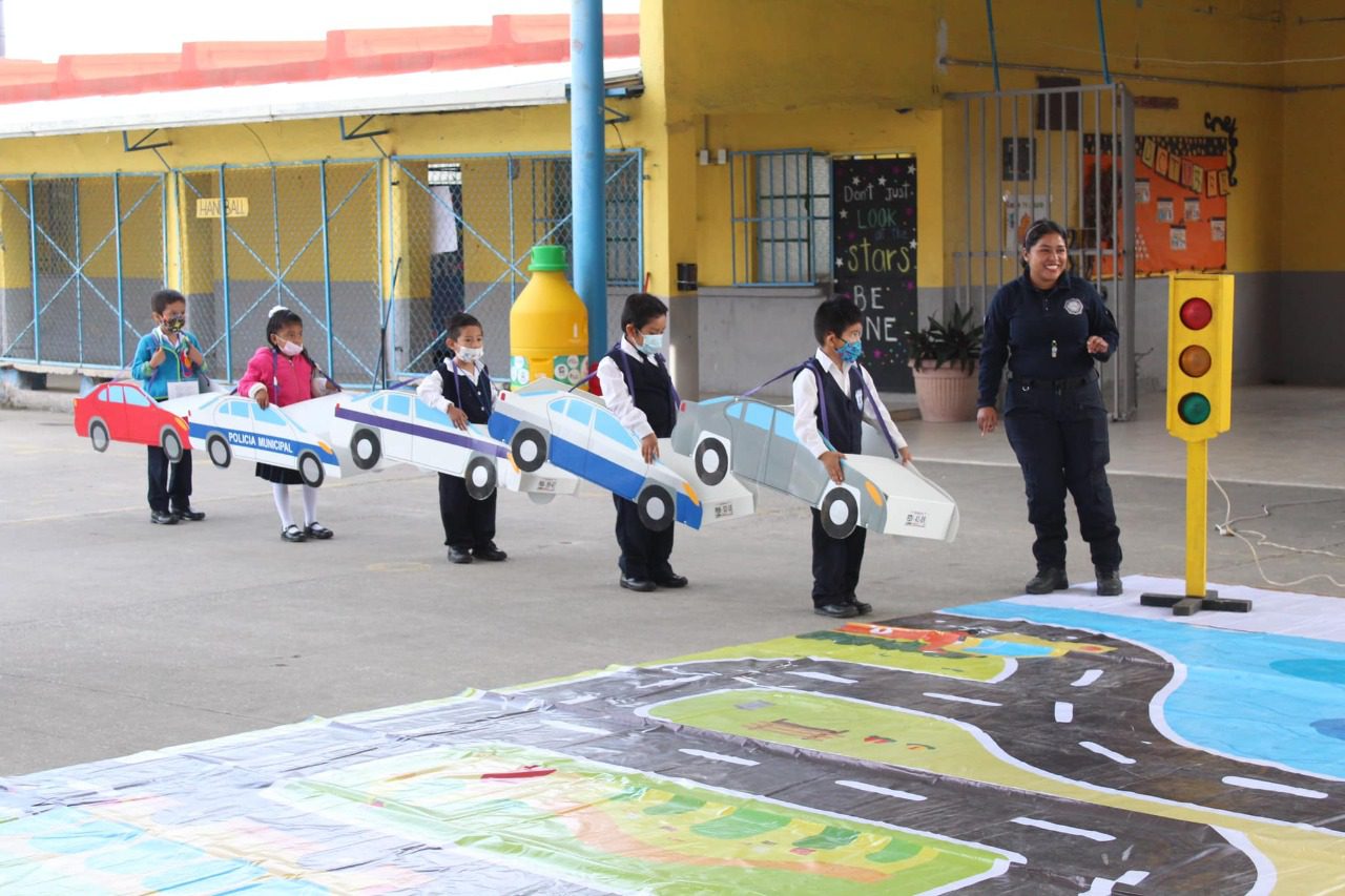 Niñez de Tlaltizapán aprende de Educación Vial