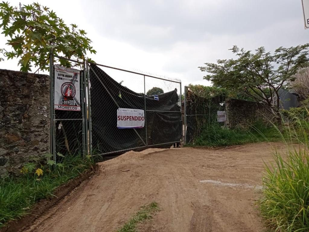 Suspenden obra en colonia Vista Hermosa de Cuernavaca