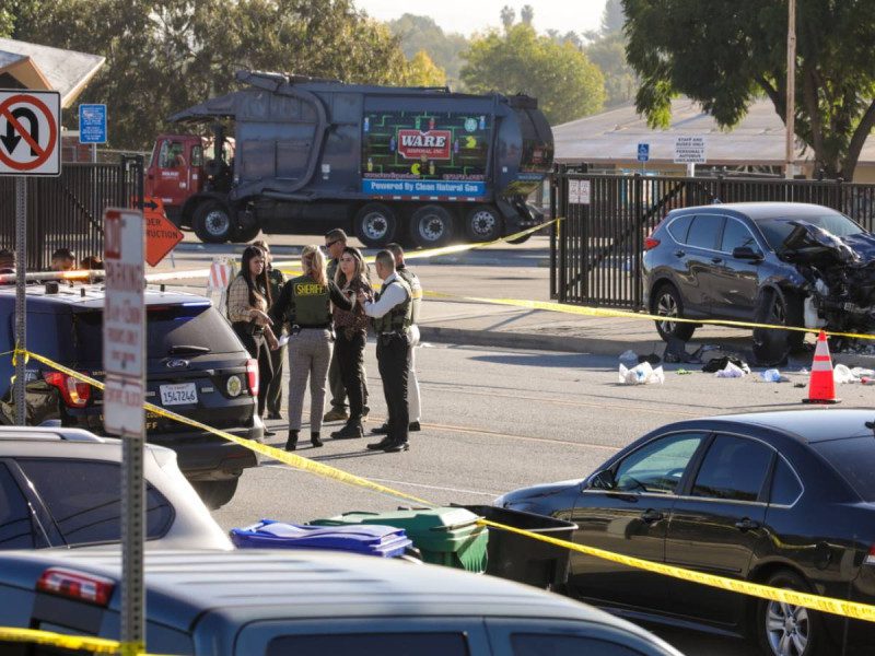(VIDEO): Atropellan a 22 reclutas de la policía de Los Ángeles durante entrenamiento