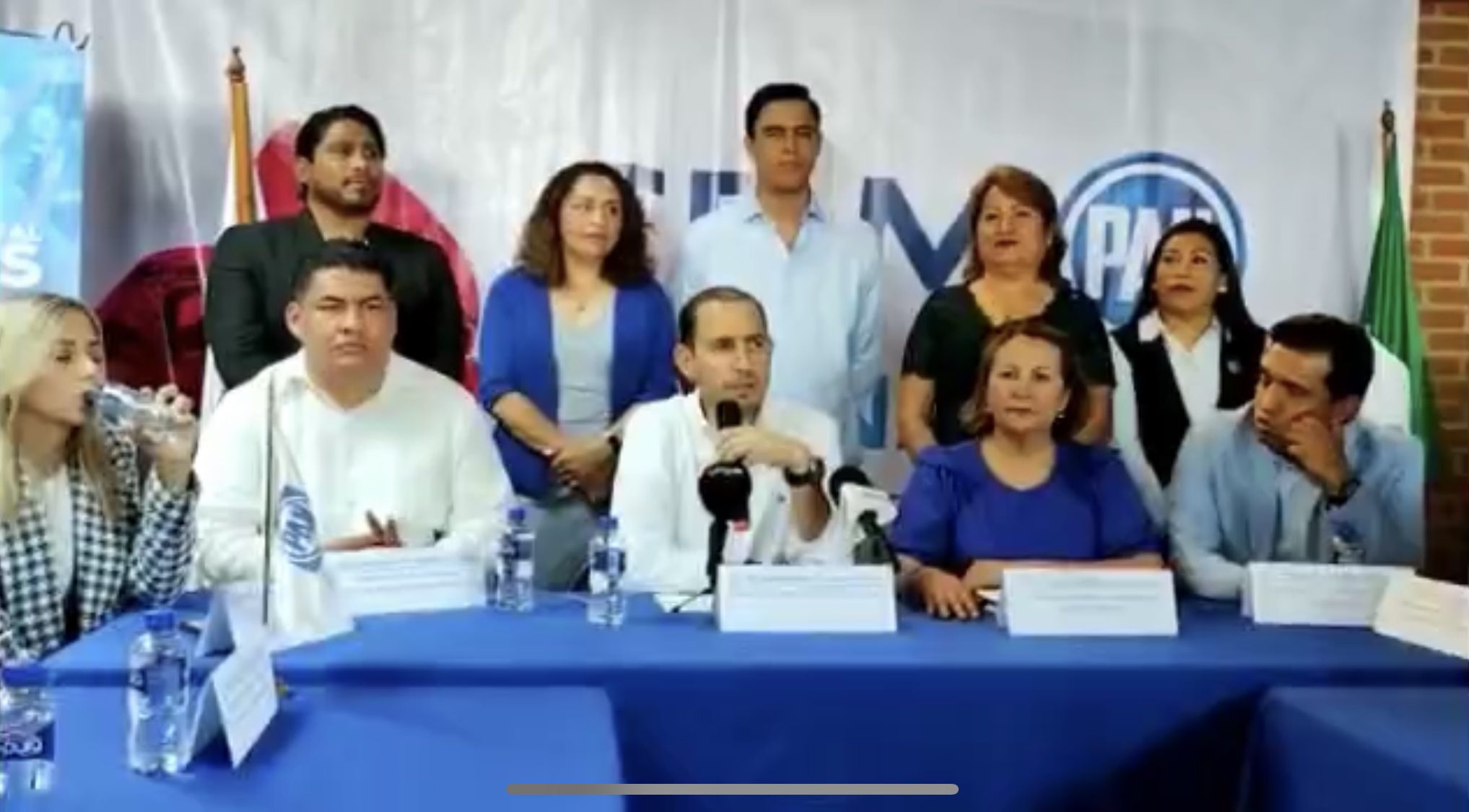 Da Marko Cortés, dirigente nacional del PAN, respaldo a diputados de Morelos