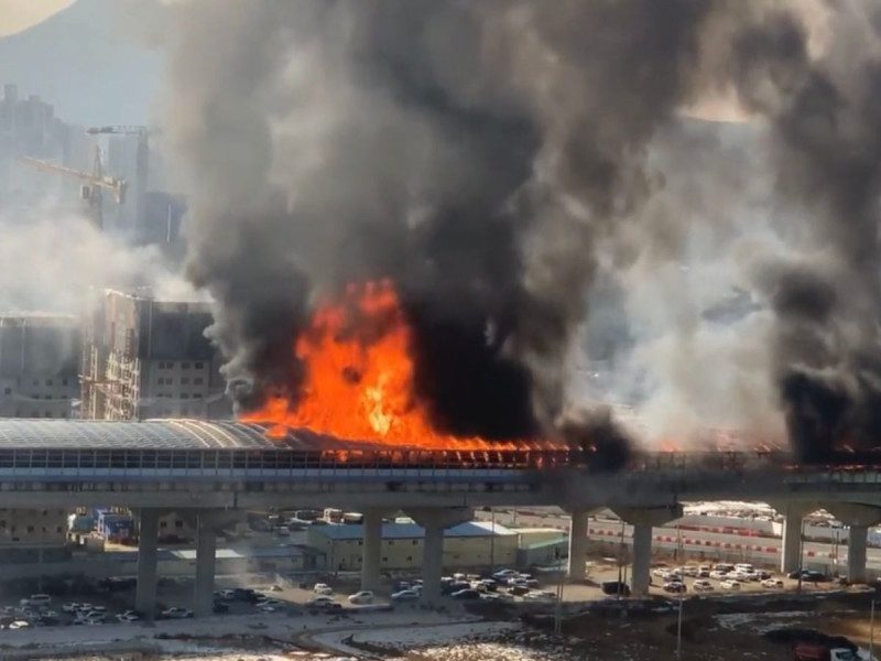 Alrededor de 6 muertos dejó un incendio en Corea del Sur