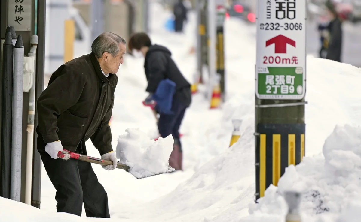 17 muertos a causa de las fuertes nevadas en Japón