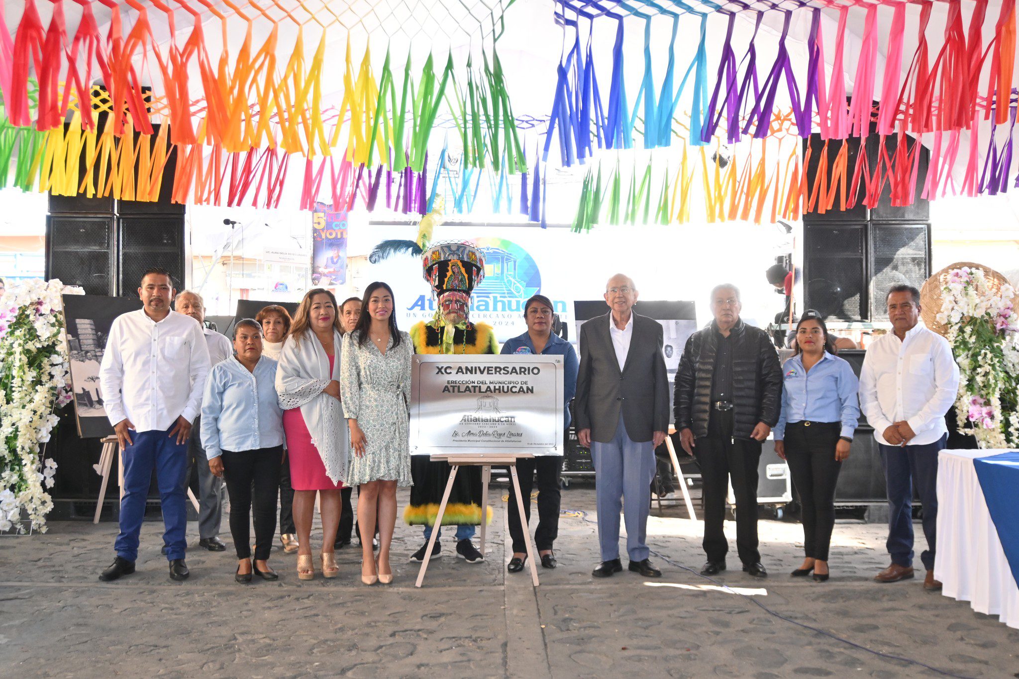 Develan Placa Conmemorativa de los 90 años de la creación de Atlatlahucan