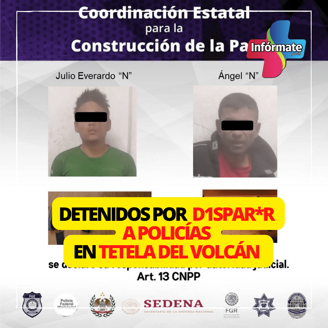 Detienen a dos hombres por disp*rar contra policías