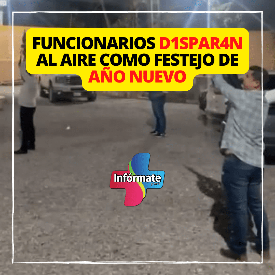 Funcionarios d1spar4n para recibir Año Nuevo