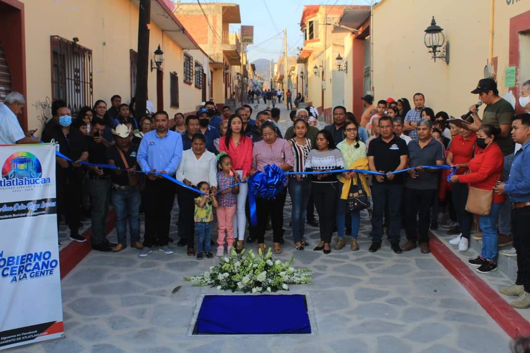 Ayuntamiento de Atlatlahucan hace entrega de “Calle Hidalgo”