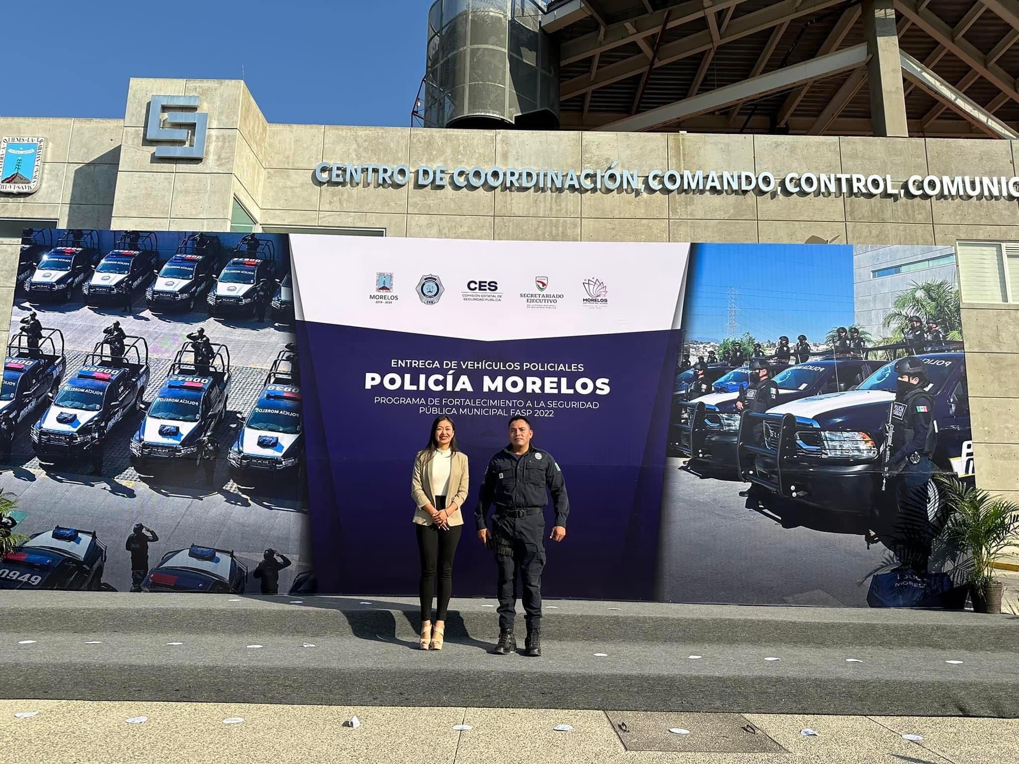 Recibe Atlatlahucan patrullas para la seguridad del municipio