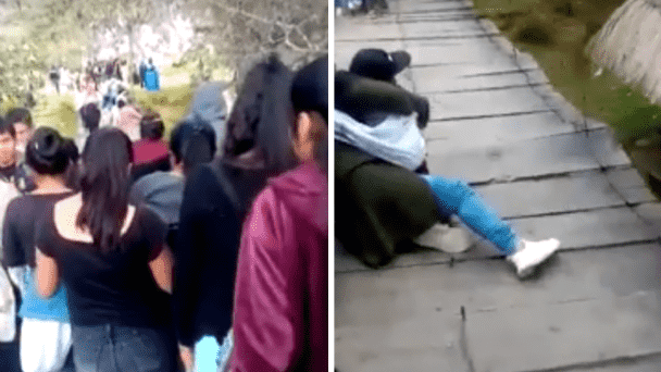 [Video] Colapsa puente colgante en Chiapas