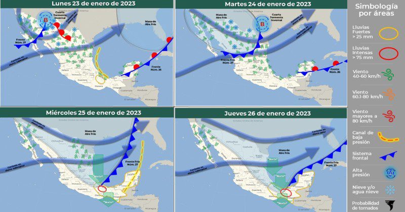 Se prevé clima cálido a caluroso en la última semana de enero