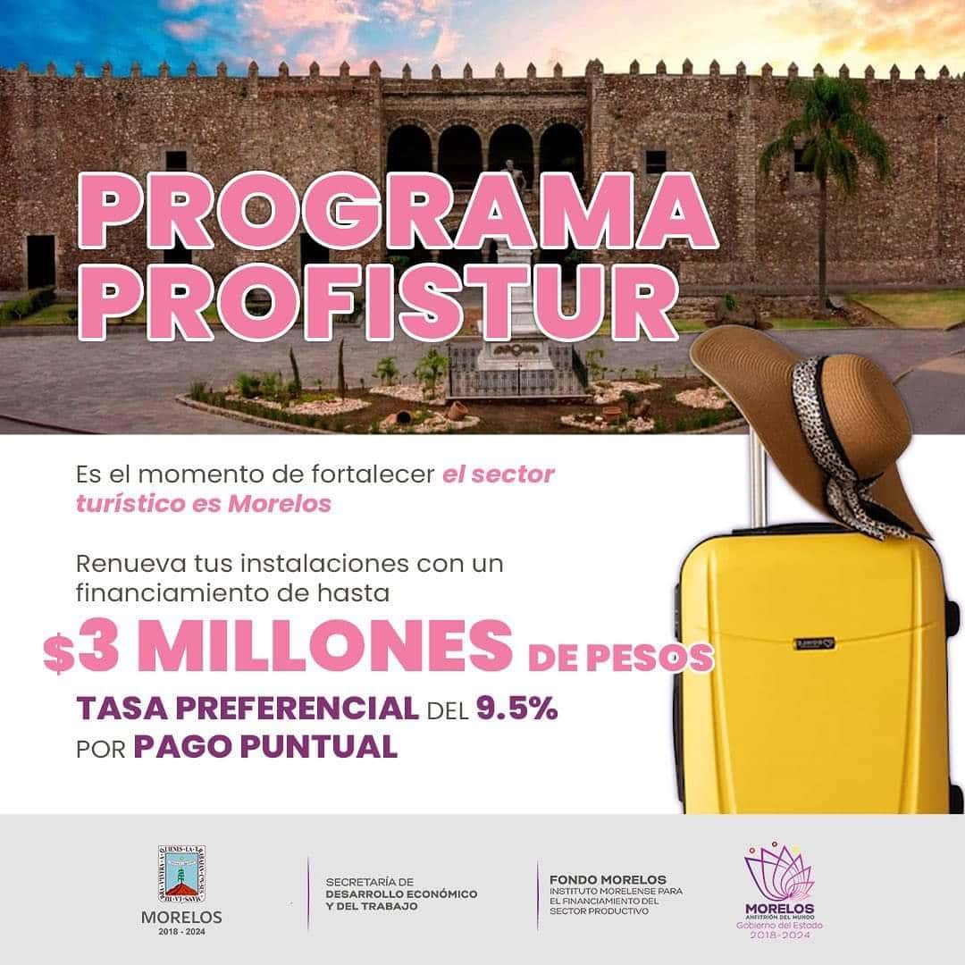 Gobierno de Morelos ofrece financiamiento a empresas turísticas