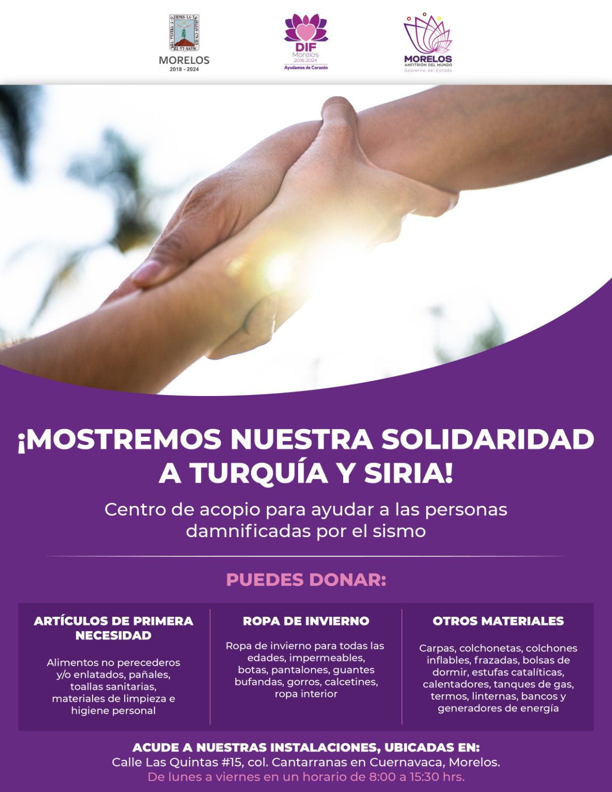 ¿Cómo ayudar a Turquía y Siria desde Morelos?