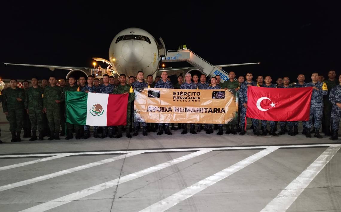 México envía cien toneladas de víveres a Turquía