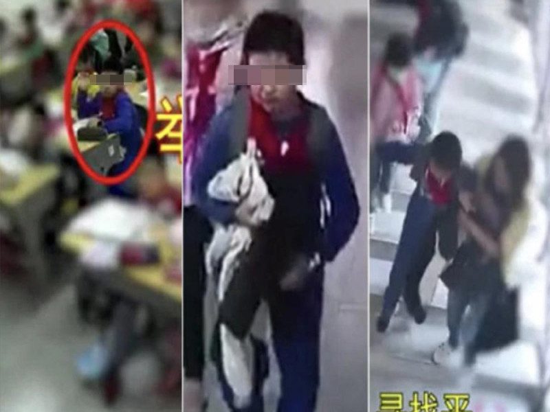 Niño fallece al caer de unas escaleras en China